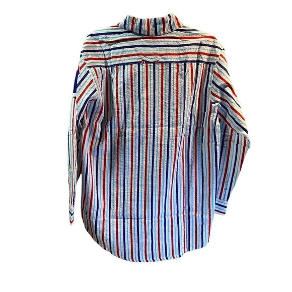 Addison Bay Women's XS Striped Preppy Dress Cover-Up Multicolor Summer - Picture 6 of 10